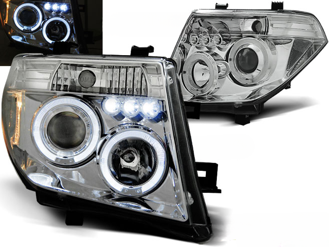 NISSAN NAVARA D40/PATHFINDER 05-10 ANGEL EYES CHROME 
