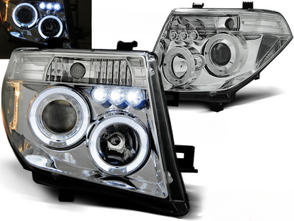 NISSAN NAVARA D40/PATHFINDER 05-10 ANGEL EYES CHROME 