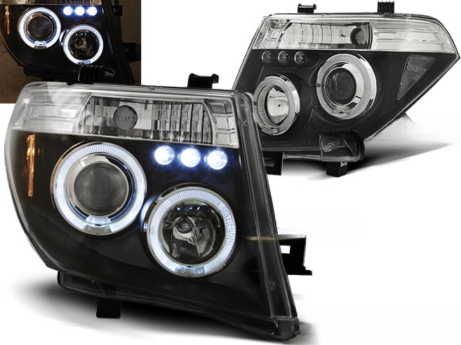 NISSAN NAVARA D40/PATHFINDER 05-10 ANGEL EYES NERO