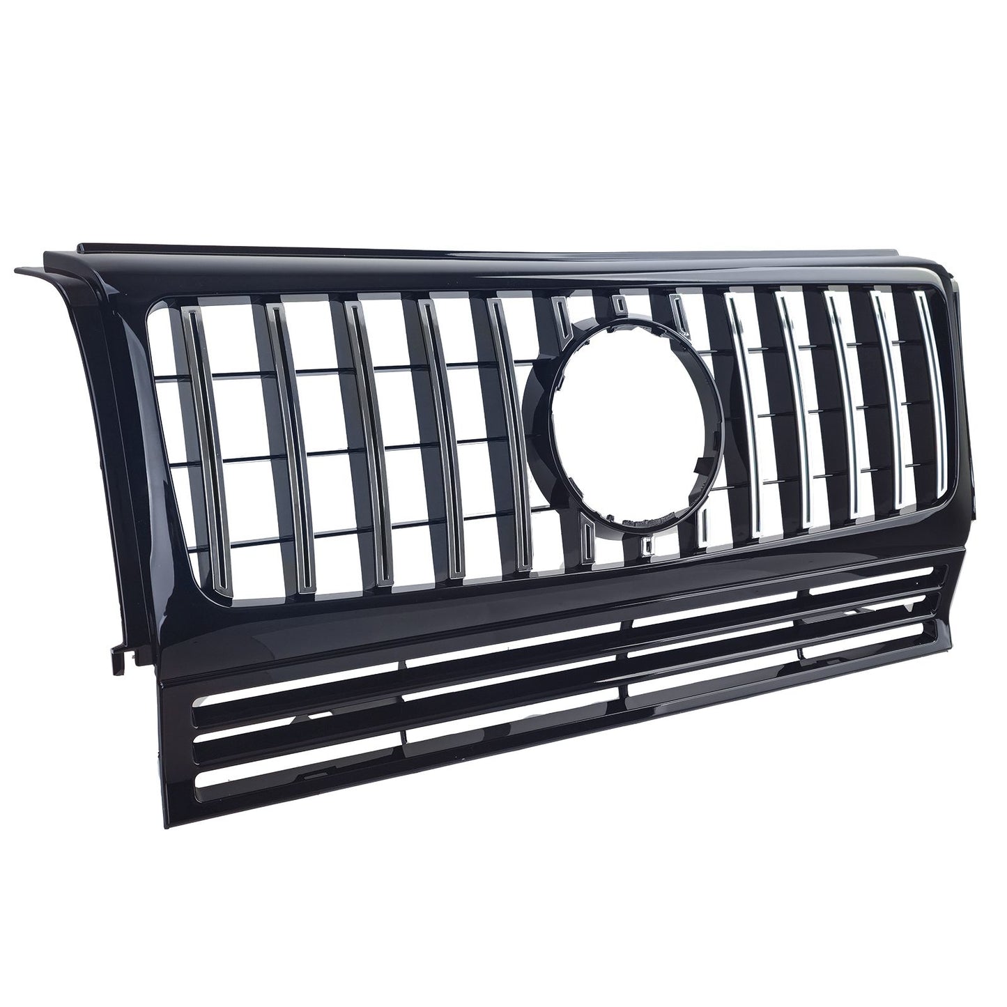 💫ART.4573 Griglia Radiatore Sportiva (Nera Cromata Lucida) per M.Benz G W463💫