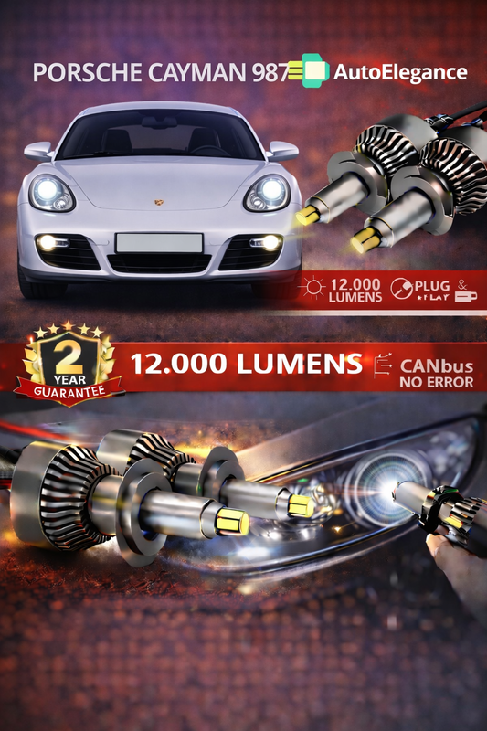 KIT LED Porsche CAYMAN 987 ANABAGLIANTI H7 CANBUS Bianco 6500K 360 gradi
