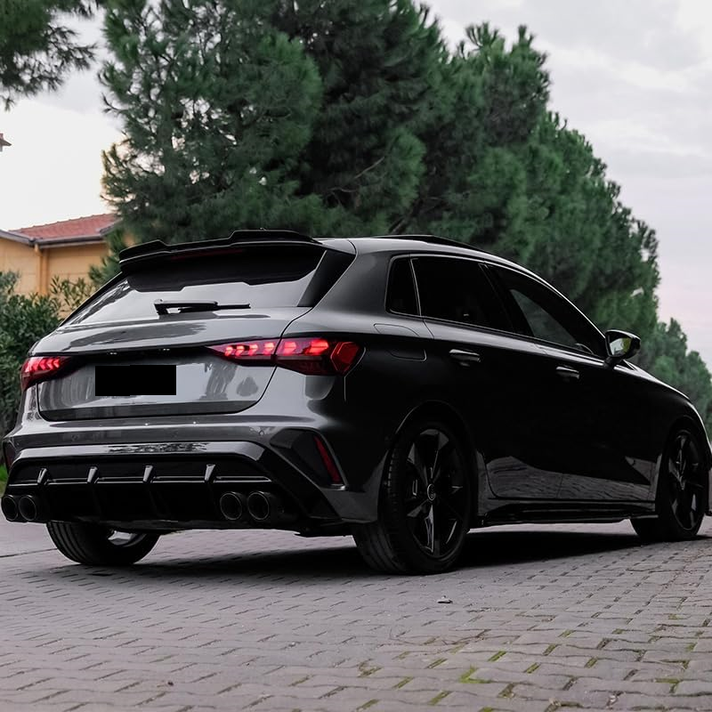 💕ART.8798  Diffusore Audi A3 (8Y) S-Line/S3 Facelift 2025+ Nero Lucido💕