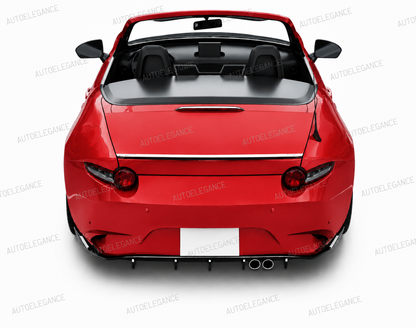 💫ART.10133 Diffusore Posteriore Sportivo Nero Lucido per Mazda MX-5 ND 2015💫