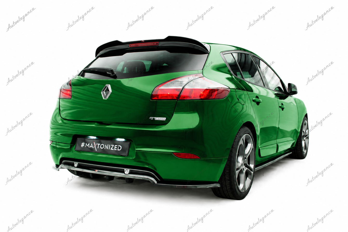 🔥ART.9836 SPLITTER POSTERIORE (CON BARRE VERTICALI) PER RENAULT MEGANE GT MK3🔥