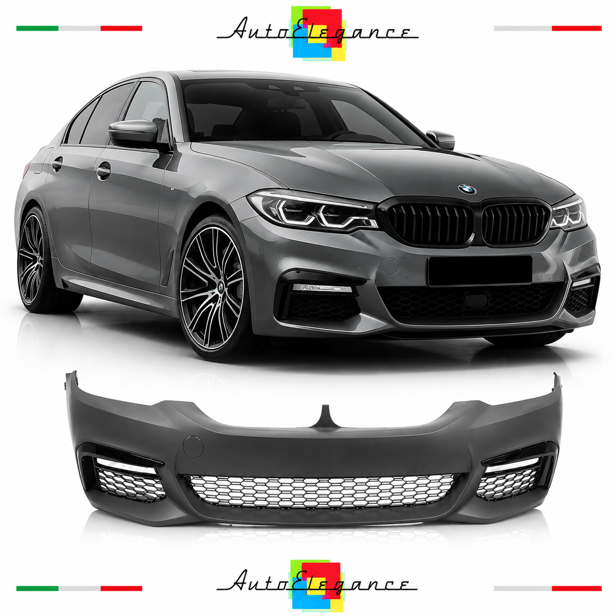 PARAURTI ANTERIORE BMW G30 G31 17-20 LOOK M