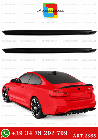 2365 ⭐Sotto Minigonne laterali adatte per BMW Serie 4 M4 F82 (2014–2021)⭐