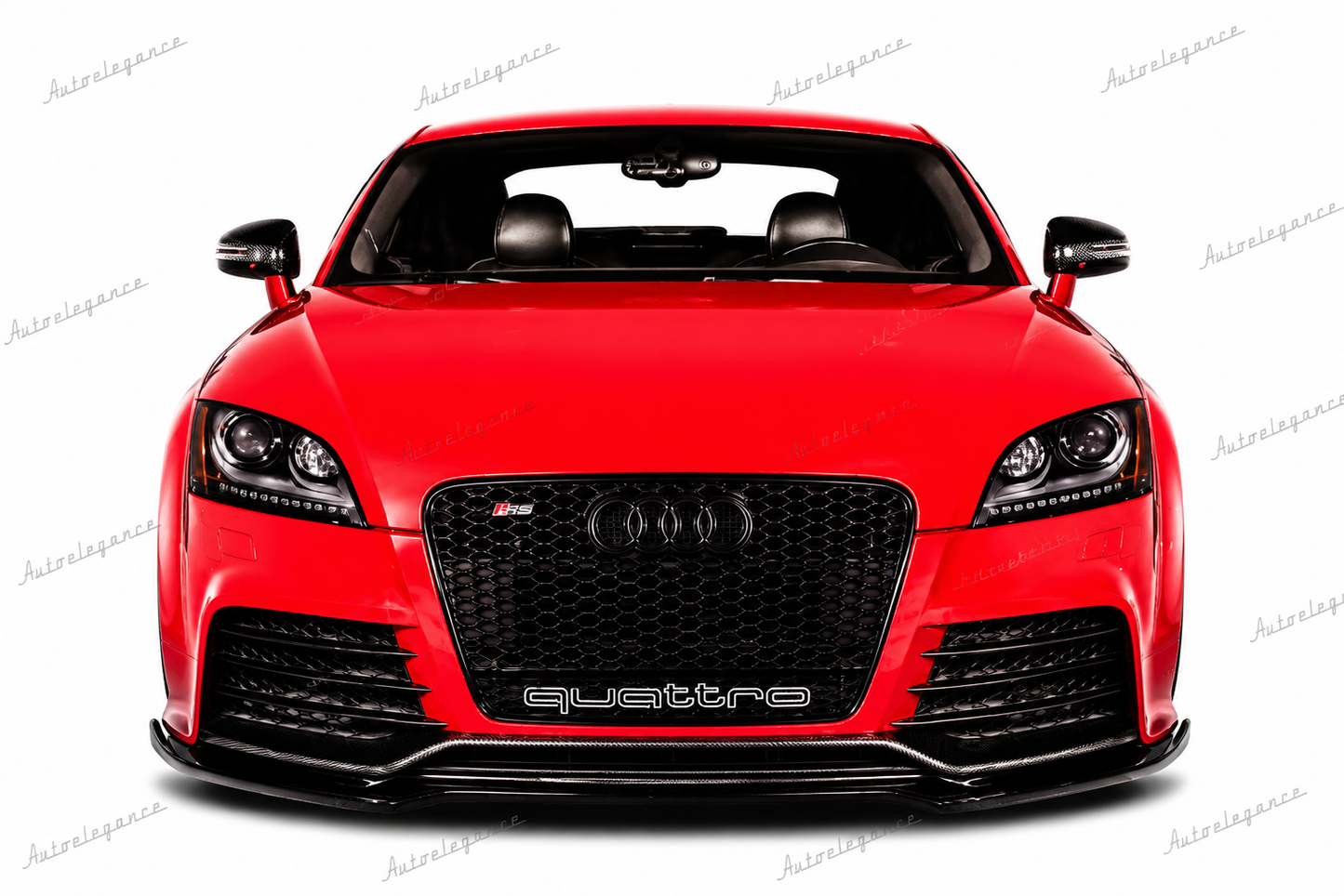 🔥ART.0931 GRIGLIA PER AUDI TT 8J 2006-2014 LOOK RSTT QUATTRO NERO LUCIDO🔥