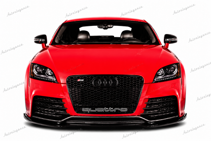 🔥ART.0931 GRIGLIA PER AUDI TT 8J 2006-2014 LOOK RSTT QUATTRO NERO LUCIDO🔥