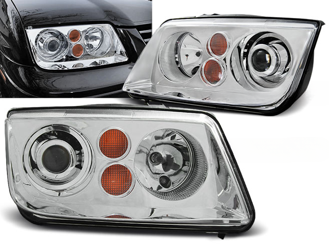 FARI CROMATI per VW BORA 09.98-07.05