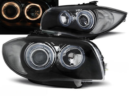 🤩FARI ANGEL EYES NERI ADATTO PER BMW 1 E87/E81/82/88 04-11🤩