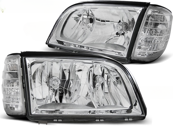 FARI CROMATI per MERCEDES W140 Classe S 03.91-10.98