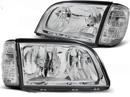 FARI CROMATI per MERCEDES W140 Classe S 03.91-10.98