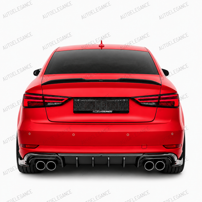 💫ART.10232 Diffusore Posteriore per AUDI A3 Sedan 8V Facelift 2016-2020💫