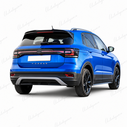 🔥ART.9731 SPOILER POSTERIORE PER TETTO VW T-CROSS IN ABS NERO LUCIDO / 2022+🔥