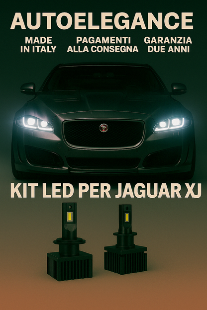 ❤️KIT LED D3S 6000K BIANCO GHIACCIO ANABBAGLIANTI PER JAGUAR XJ❤️