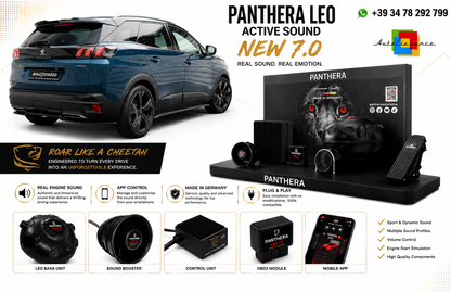 💕ART.2672 PANTHERA Soundsystem Booster 7.0 -   Peugeot 3008 GT-Line Mk2 Facel💕