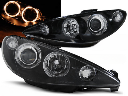 PEUGEOT 206 02-ANGEL EYES BLACK 