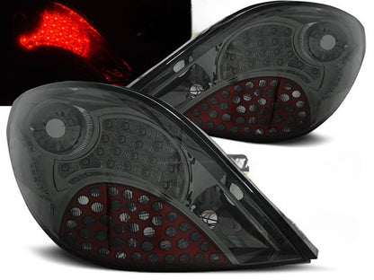 😎FARI POSTERIORI LED FUMO ADATTO PER PEUGEOT 207 3D/5D 05.06-06.09😎