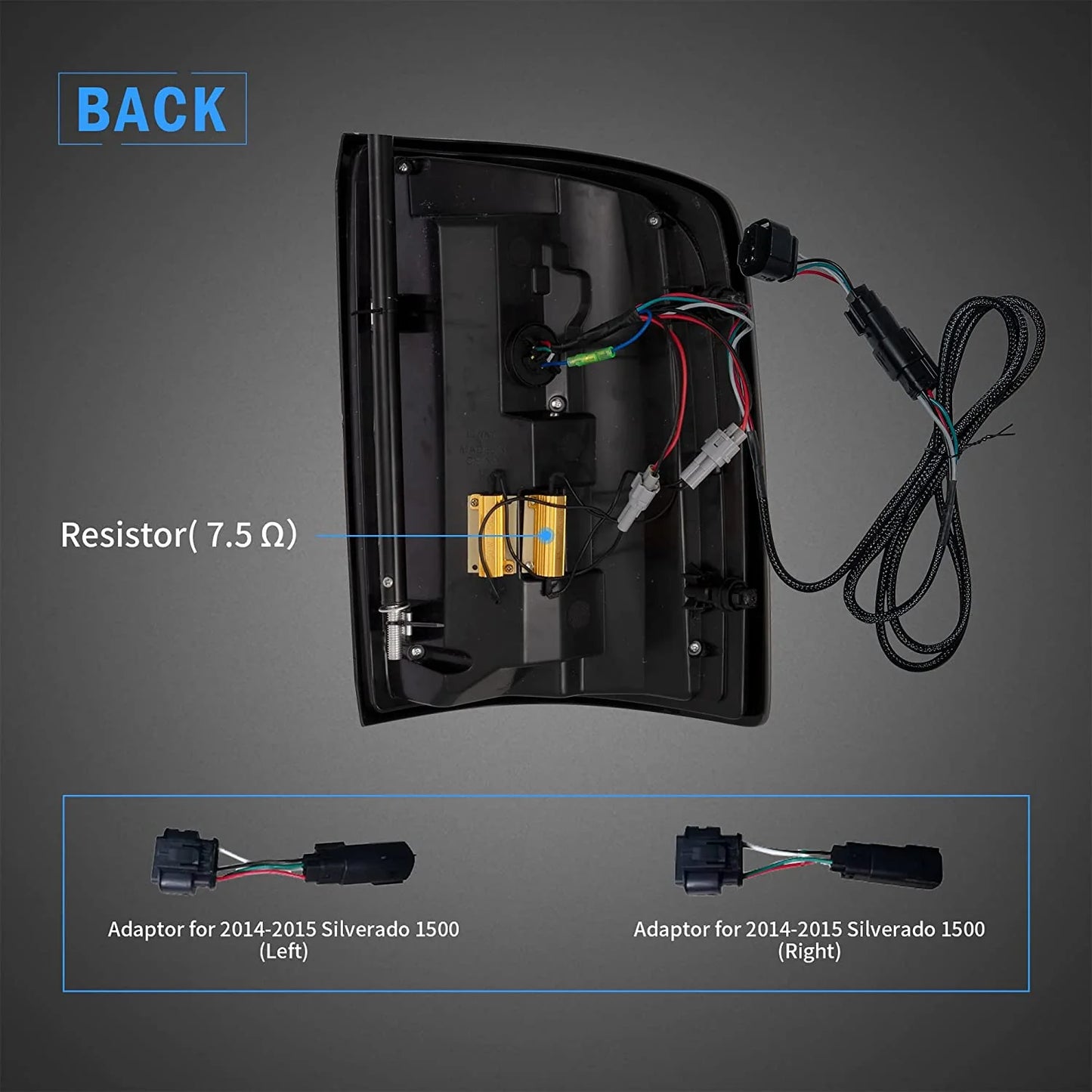 Luci posteriori per Chevy Silverado 1500 2014-2018 2500HD/ 3500HD 2015-2018 GMC Sierra 3500HD Dually modelli 2015-2019 Pickup Truck