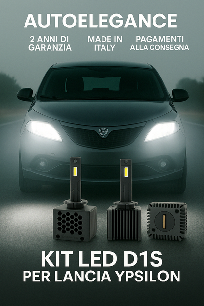 ⭐KIT XENON D1S 6000K ANABBAGLIANTI PER LANCIA YPSILON – LUCE BIANCA POTENTE⭐