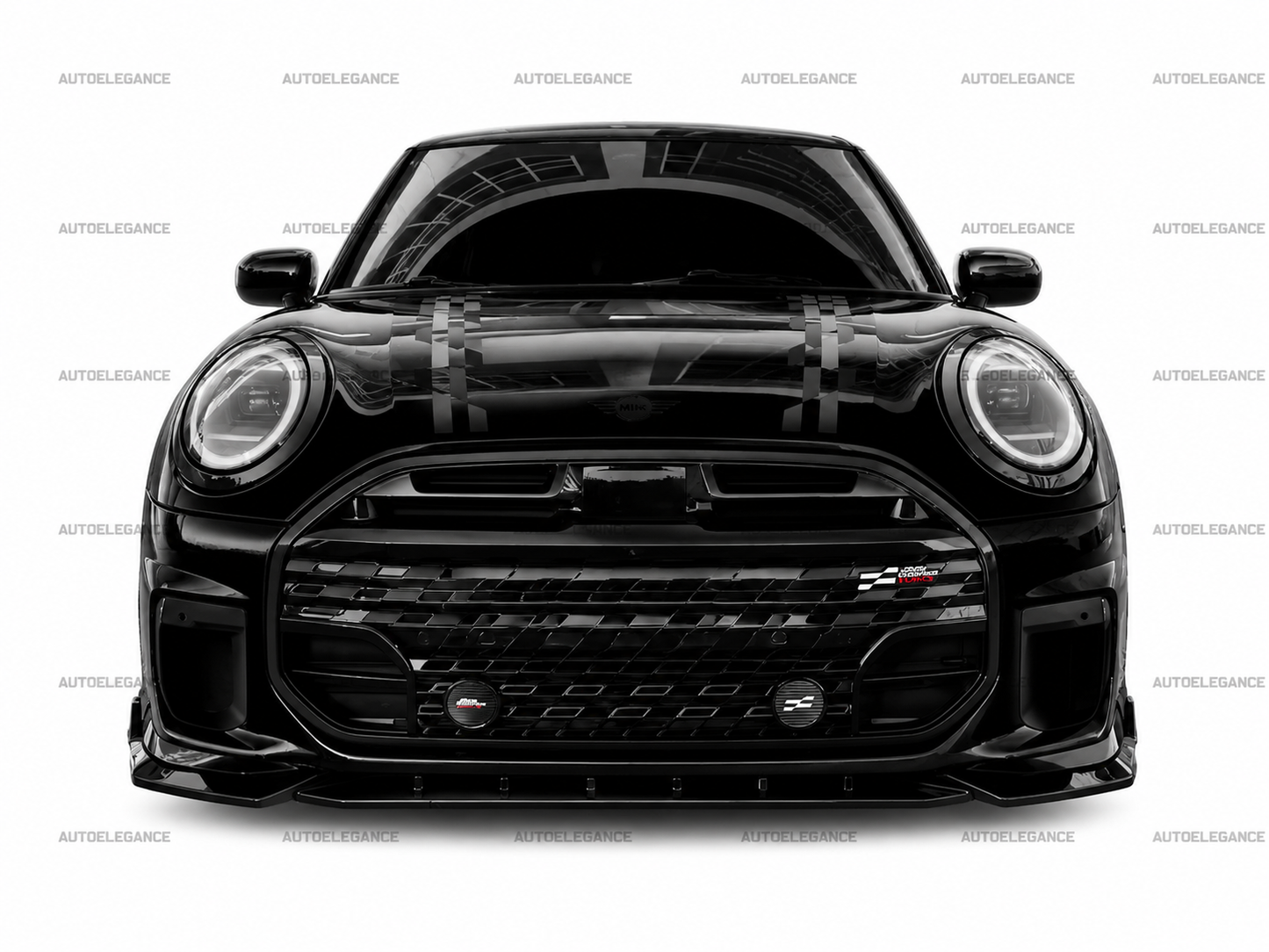 💫Splitter Anteriore Nero Lucido per Mini Cooper JCW F65 F66 F67 2024-2025💫