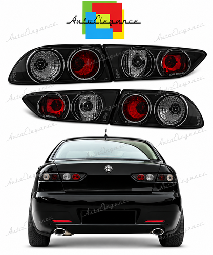👉FANALI POSTERIORI NERI ADATTO PER ALFA ROMEO 156 97-03 👈