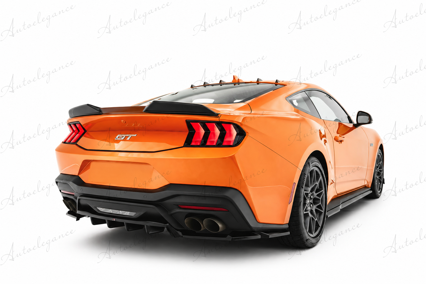 🔥ART.9736 SPLITTER POSTERIORE (CON BARRE VERTICALI) PER FORD MUSTANG GT Mk7🔥