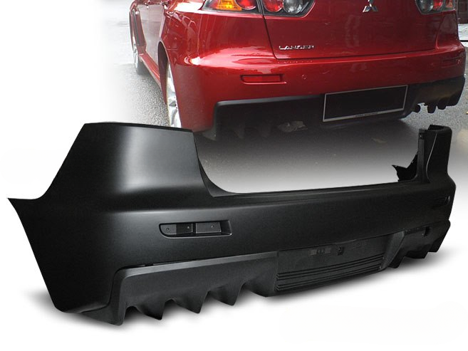 💫ART.7746 Paraurti Posteriore EVO STYLE per MITSUBISHI LANCER 2009-2015 💫