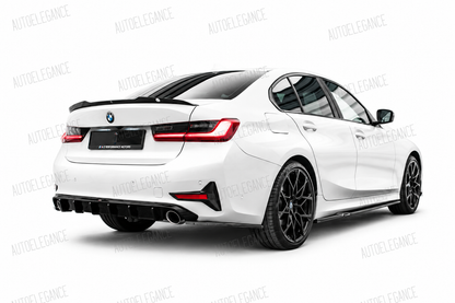 💕ART.1804 DIFFUSORE BMW SERIE 3 G20 G21 2018-2022 STANDARD NERO LUCIDO 💕