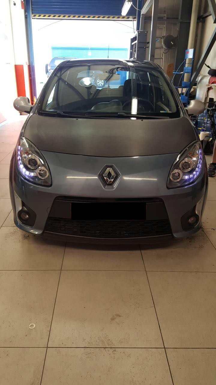 💫ART.6384 FARI DAYLIGHT NERI per RENAULT TWINGO 2007-2011💫