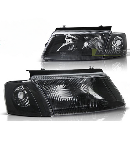 💫ART.6078 FARI ANTERIORI NERI per VW PASSAT B5 3B 1996-2000💫