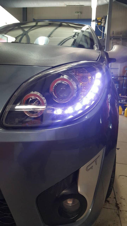 💫ART.6384 FARI DAYLIGHT NERI per RENAULT TWINGO 2007-2011💫