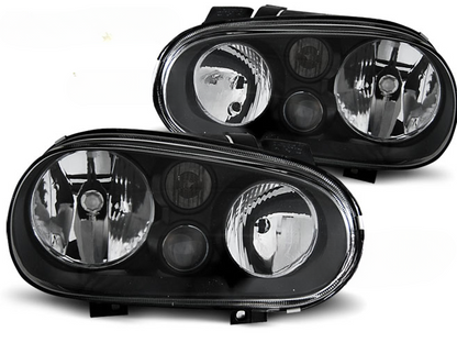 FARI NERI ADATTI COMPATIBILI per VW GOLF 4 09.97-09.03