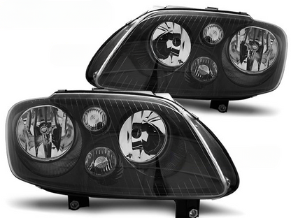 💫ART.6324 FARI ANTERIORI per VW TOURAN / CADDY 2003-2006 NERI💫