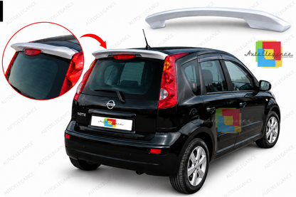 👉Spoiler Tetto Posteriore PU Grezzo Adatto per Nissan Note E11 04-13👈