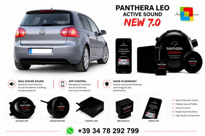 💕 ART.2672 PANTHERA Soundsystem Booster 7.0 -VW Golf GTI Mk5💕