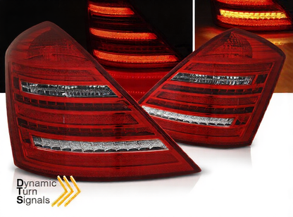 💫ART.5952 Fanali posteriori LED look W222 adatti per Mercedes S W221 2005–2009💫