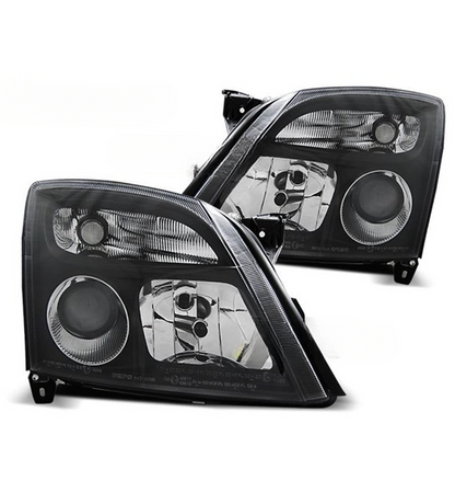 ART.6455  FARI  ANTERIORI OPEL VECTRA C 04.02-08.05 NERO
