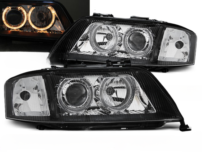 FARI ALLO XENO ANGEL EYES NERO per AUDI A6 05.97-09.99