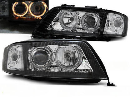 FARI ALLO XENO ANGEL EYES NERO per AUDI A6 06.01-05.04