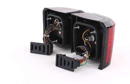 💫ART.4521 Set Fari Posteriori LED Rosse Trasparenti per VW T4 Bus Transporter💫