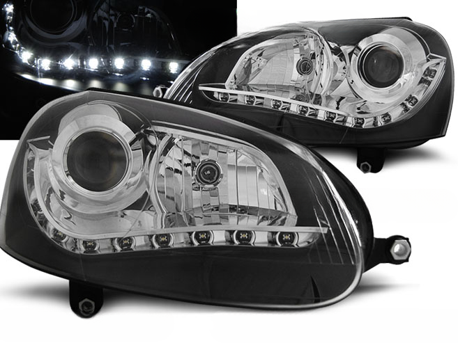 FARI ALLO XENO NERI ADATTI COMPATIBILI per VW GOLF 5