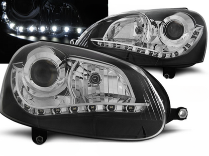 FARI ALLO XENO NERI ADATTI COMPATIBILI per VW GOLF 5