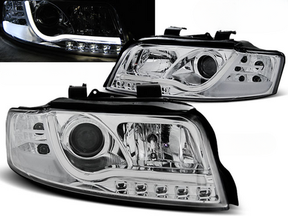 CHROME HEADLIGHT TUBE SUITABLE FOR AUDI A4 10.00-10.04 