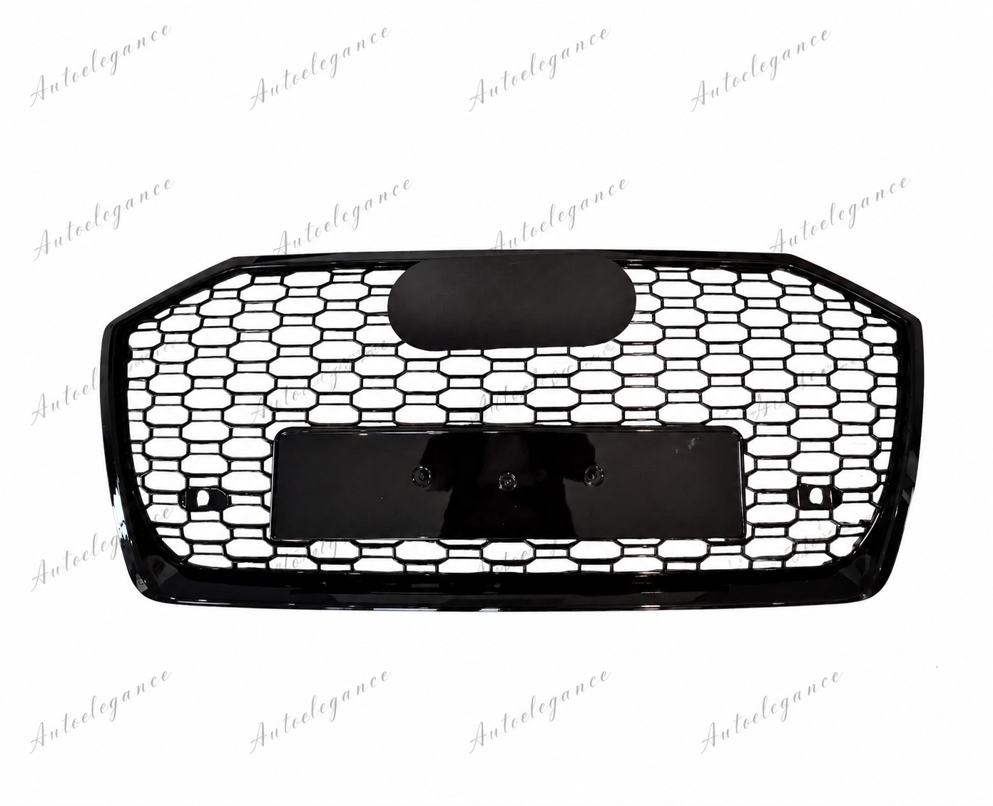 🔥ART.0965 GRIGLIA ADATTO PER AUDI  A6 C8 2018+ LOOK RS6 NERO LUCIDO🔥