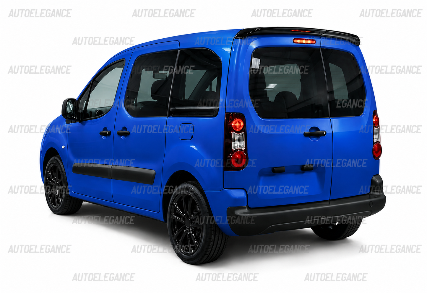 💫ART.10164 Spoiler sul tetto nero lucido 2 pezzi - Peugeot Partner / Citroën Berlingo💫