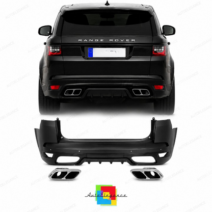💕PARAURTI POSTERIORE RANGE ROVER SPORT L494 13-17 LOOK SVR 2019💕