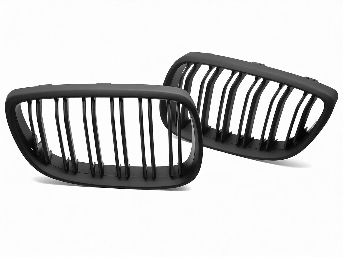 💫ART.7383 GRIGLIA SPORT NERO OPACO DOPPIA BARRA per BMW E92 / E93 06-10💫
