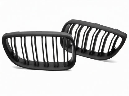 💫ART.7383 GRIGLIA SPORT NERO OPACO DOPPIA BARRA per BMW E92 / E93 06-10💫