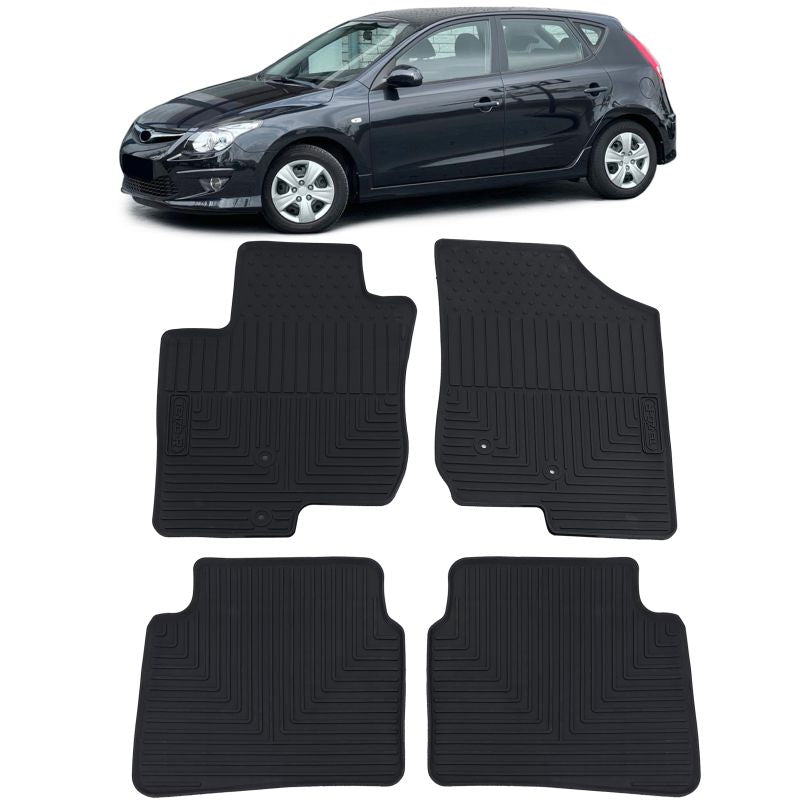 TAPPETINI IN GOMMA PREMIUM NERI TENZO-R PER HYUNDAI i30 GD (2011-2016)